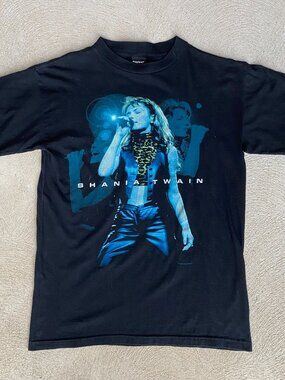 Vintage Shania Twain 1999 Come on Over tour t-shirt Polygram